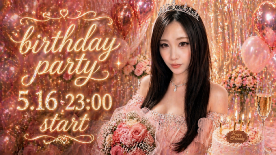 5/16(土) ゆうなにゃちゃん誕生日自主企画【Birthday party】開催！